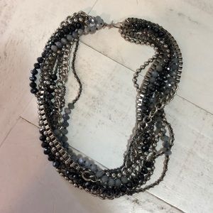 Cookie Lee versatile bead and chain necklace